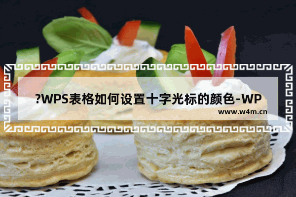 ?WPS表格如何设置十字光标的颜色-WPS Excel调整横竖十字颜色的方法教程