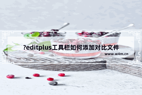 ?editplus工具栏如何添加对比文件差异-?editplus自定义工具栏的方法