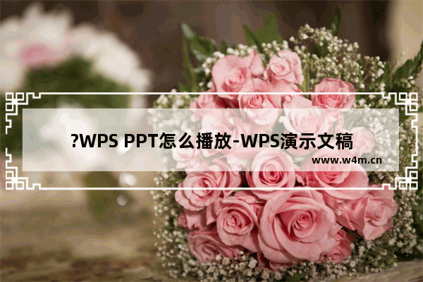 ?WPS PPT怎么播放-WPS演示文稿中进行放映操作的方法教程