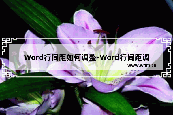 Word行间距如何调整-Word行间距调整的方法