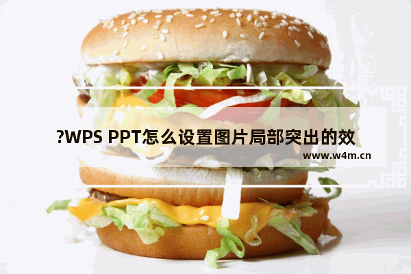 ?WPS PPT怎么设置图片局部突出的效果-WPS演示文稿让图片局部突出显示的方法教程