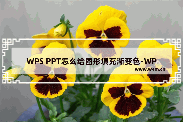 WPS PPT怎么给图形填充渐变色-WPS PPT设置图形渐变色的方法