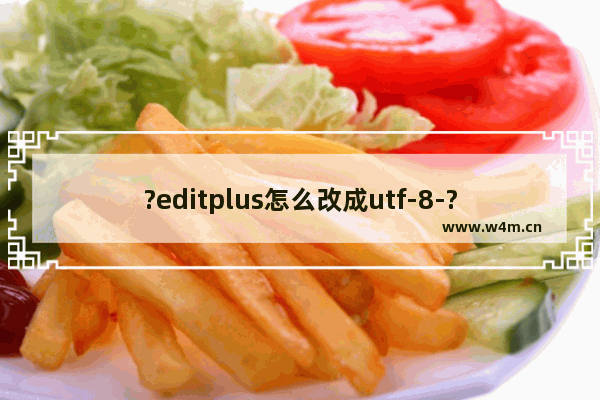 ?editplus怎么改成utf-8-?editplus设置utf-8编码的方法