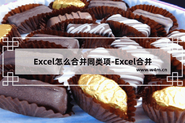 Excel怎么合并同类项-Excel合并同类项的方法