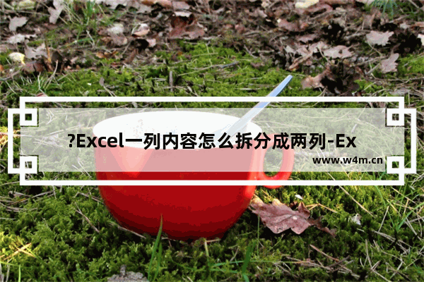 ?Excel一列内容怎么拆分成两列-Excel中将一列数据拆成两列的方法教程