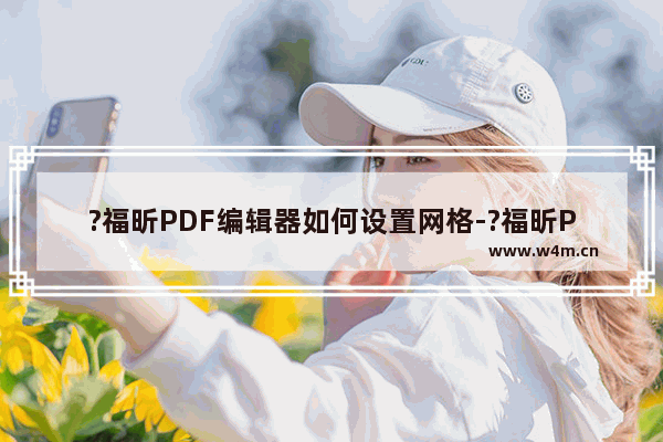 ?福昕PDF编辑器如何设置网格-?福昕PDF编辑器设置页面网格的方法