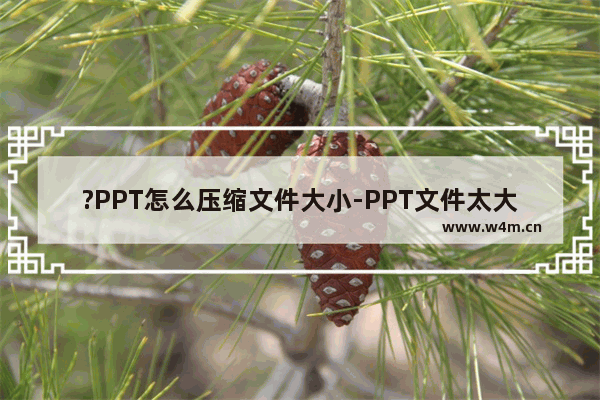 ?PPT怎么压缩文件大小-PPT文件太大压缩到最小的方法教程