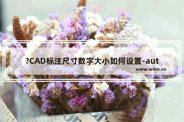 ?CAD标注尺寸数字大小如何设置-autoCAD调整标注数字大小的方法教程