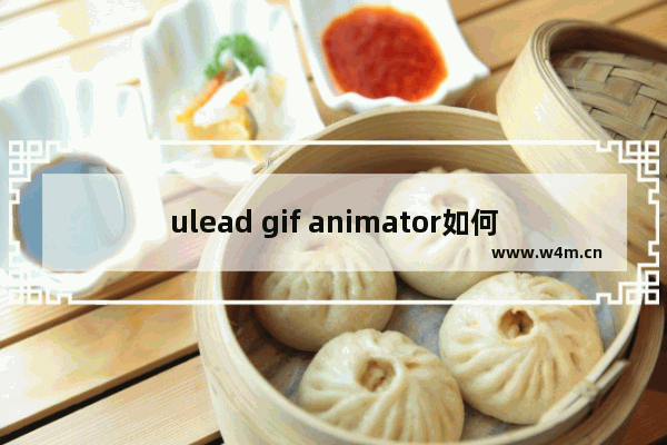 ulead gif animator如何改变画布大小-ulead gif animator调整画布大小的方法