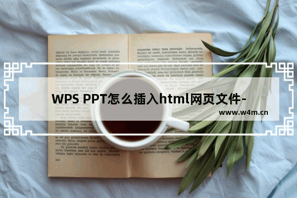 WPS PPT怎么插入html网页文件-WPS PPT嵌入html网页文件的方法