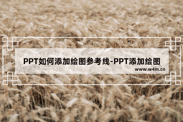 PPT如何添加绘图参考线-PPT添加绘图参考线的方法