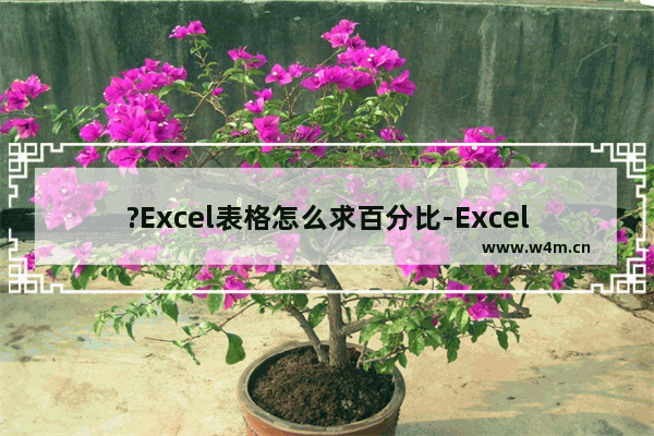 ?Excel表格怎么求百分比-Excel表格中计算所占百分比的方法教程