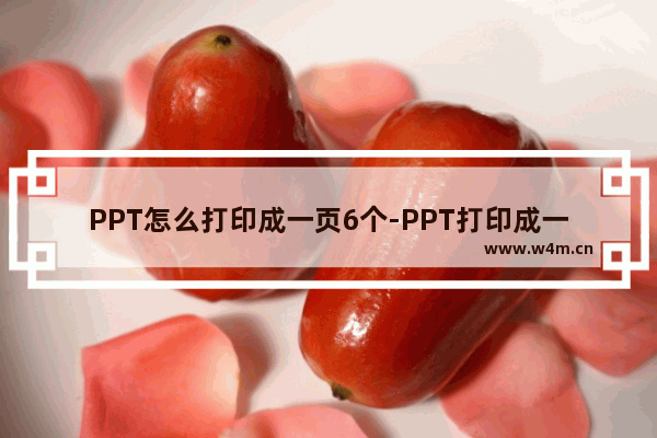 PPT怎么打印成一页6个-PPT打印成一页6个的方法