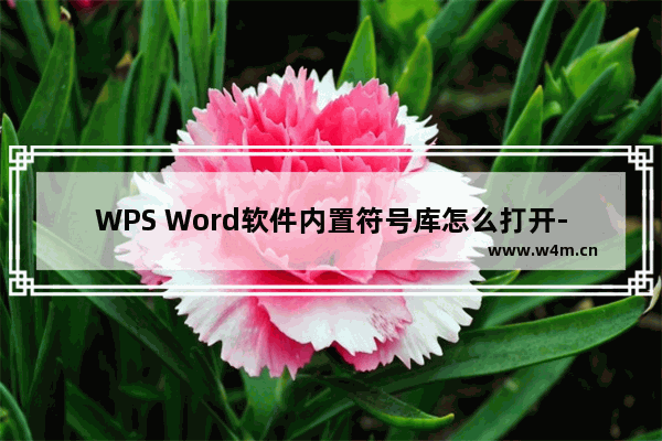 WPS Word软件内置符号库怎么打开-WPS Word使用内置符号库的方法