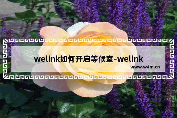 welink如何开启等候室-welink开启等候室的方法