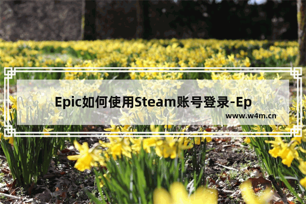 Epic如何使用Steam账号登录-Epic使用Steam账号登录的方法