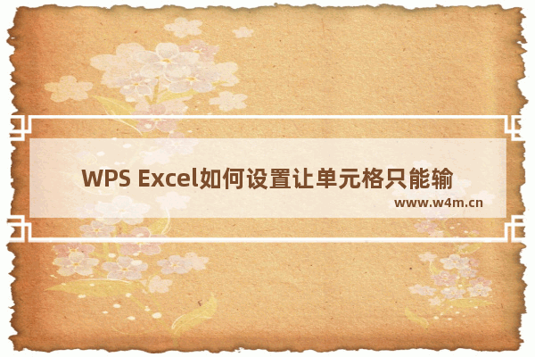 WPS Excel如何设置让单元格只能输入18位身份证号码-WPS Excel设置单元格中只能输入18位身份证号码的方法