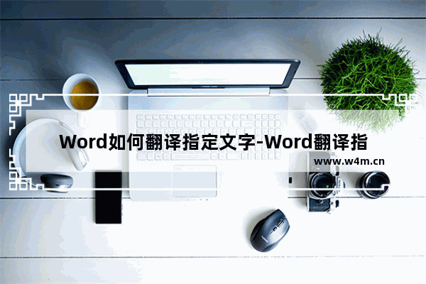 Word如何翻译指定文字-Word翻译指定文字的方法