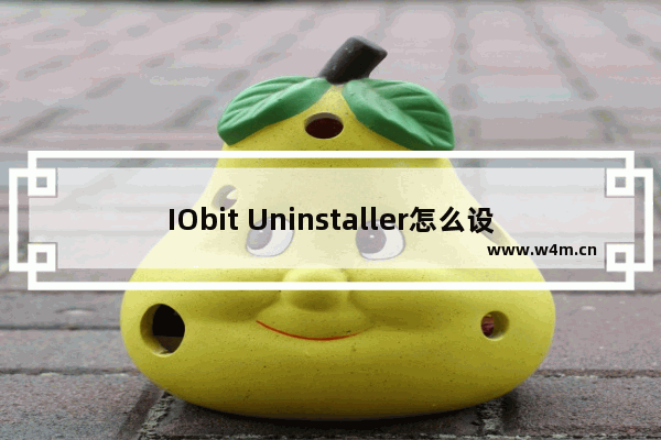 IObit Uninstaller怎么设置中文-IObit Uninstaller设置中文的方法