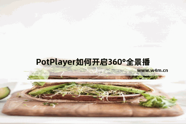 PotPlayer如何开启360°全景播放功能-PotPlayer360°全景播放的方法