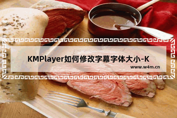 KMPlayer如何修改字幕字体大小-KMPlayer修改字幕字体大小的方法