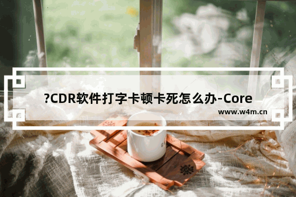 ?CDR软件打字卡顿卡死怎么办-CorelDRAW解决打字很卡的方法教程