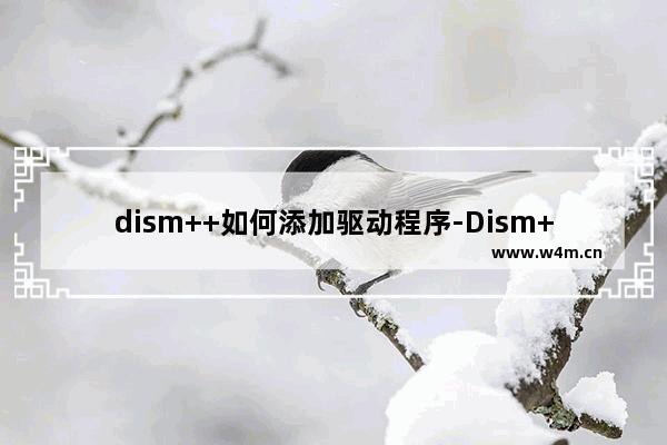 dism++如何添加驱动程序-Dism++添加驱动程序的方法