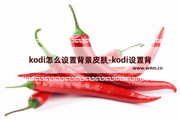 kodi怎么设置背景皮肤-kodi设置背景皮肤的方法