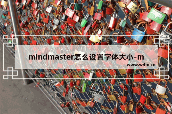 mindmaster怎么设置字体大小-mindmaster调整字体大小的方法