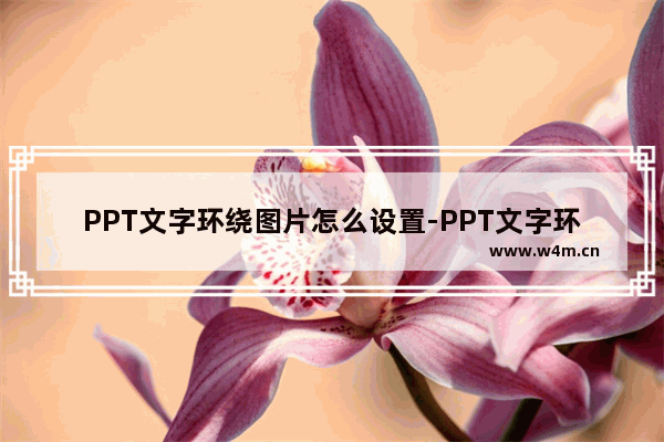 PPT文字环绕图片怎么设置-PPT文字环绕图片的方法