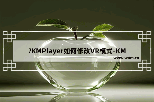 ?KMPlayer如何修改VR模式-KMPlayer切换VR模式的方法教程