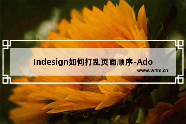 Indesign如何打乱页面顺序-Adobe InDesign 2022移动页面到指定位置的方法