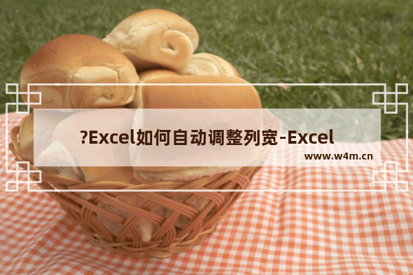 ?Excel如何自动调整列宽-Excel表格根据内容自动调整使用列宽的方法教程