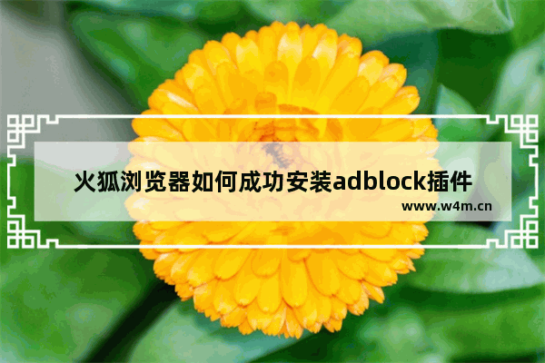 火狐浏览器如何成功安装adblock插件-火狐浏览器安装adblock插件的方法