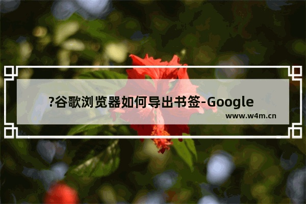 ?谷歌浏览器如何导出书签-Google Chrome导出书签的方法教程