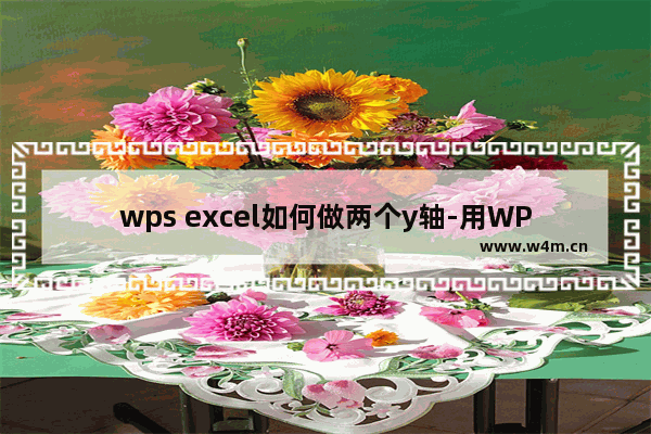 wps excel如何做两个y轴-用WPS Excel表格绘制双Y轴折线图的方法