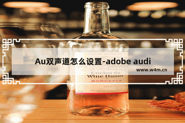 Au双声道怎么设置-adobe audition设置双声道的方法