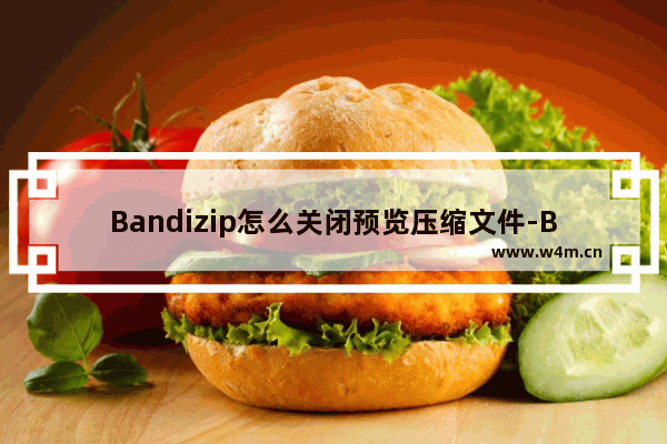 Bandizip怎么关闭预览压缩文件-Bandizip关闭预览压缩文件的方法