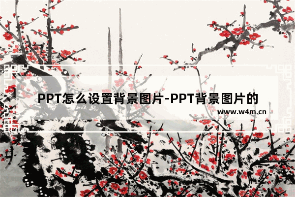 PPT怎么设置背景图片-PPT背景图片的设置方法