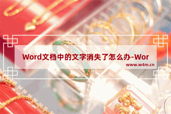 Word文档中的文字消失了怎么办-Word恢复被隐藏的文字的方法