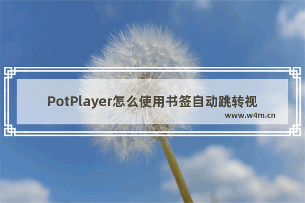 PotPlayer怎么使用书签自动跳转视频-PotPlayer使用书签自动跳转视频的方法