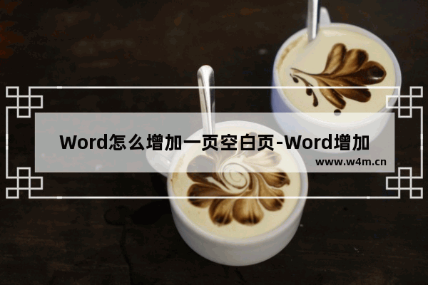 Word怎么增加一页空白页-Word增加一页的方法