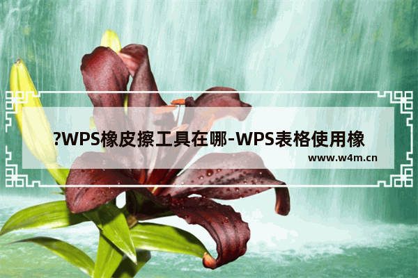 ?WPS橡皮擦工具在哪-WPS表格使用橡皮擦工具的方法教程