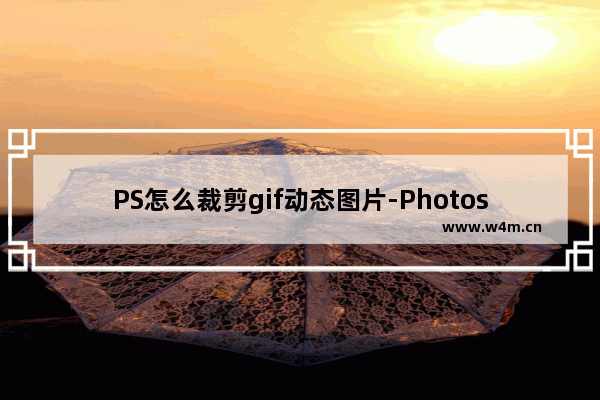 PS怎么裁剪gif动态图片-Photoshop裁剪GIF动图的方法