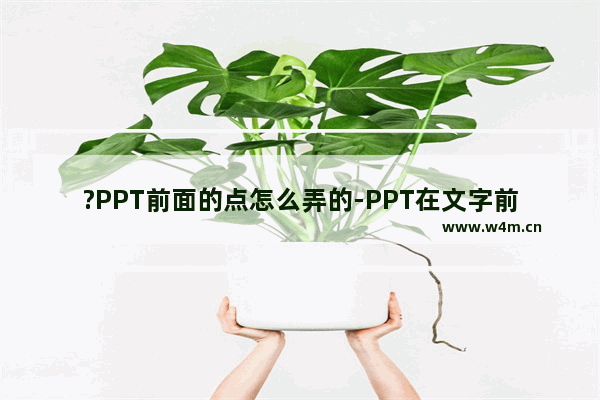 ?PPT前面的点怎么弄的-PPT在文字前面加小圆点的方法教程