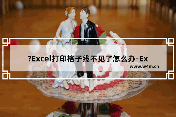 ?Excel打印格子线不见了怎么办-Excel解决打印出来没有网格线的方法教程