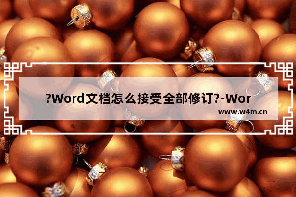 ?Word文档怎么接受全部修订?-Word文档接受全部修订的方法教程