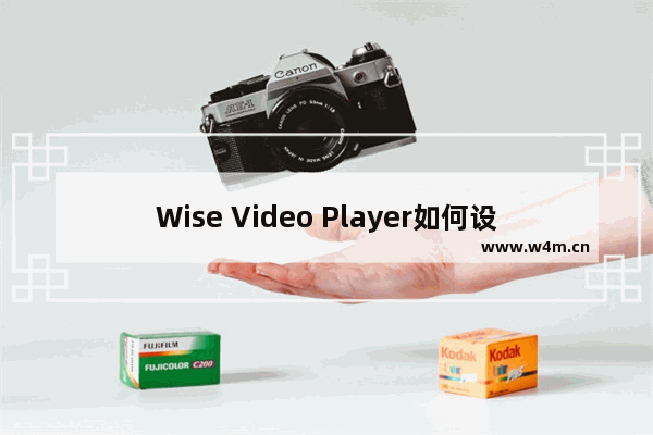 Wise Video Player如何设置最小化时暂停播放?-Wise Video Player设置最小化时暂停播放的方法