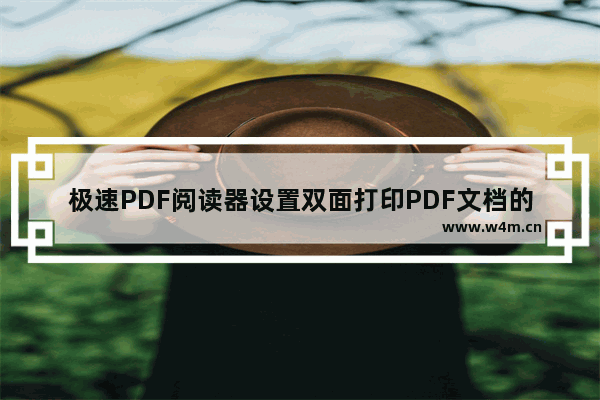 极速PDF阅读器设置双面打印PDF文档的方法-极速PDF阅读器怎么设置双面打印PDF文档