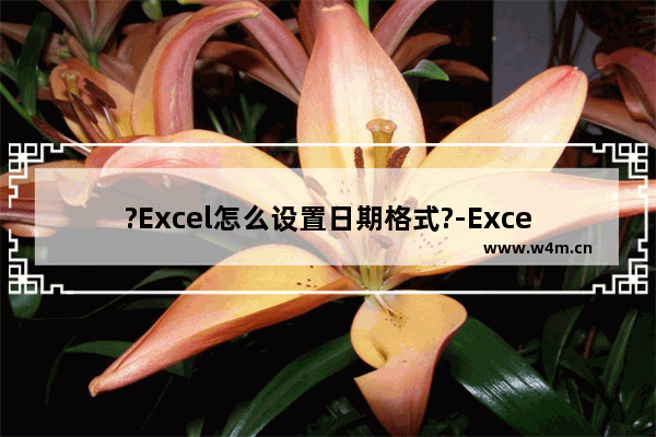 ?Excel怎么设置日期格式?-Excel表格设置日期格式的方法教程